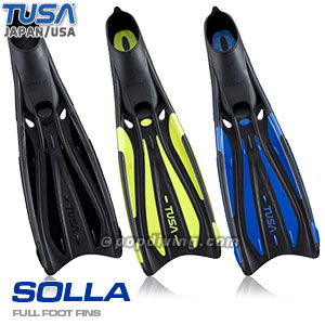 Tusa Japan Solla Full foot fins FF 23